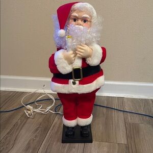 Red and White Santa Claus Decor Accent